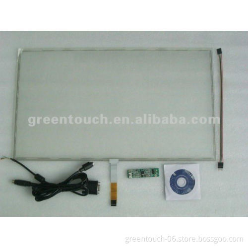 19 inch 5 wire resistive touch screen with USB/RS232 interface